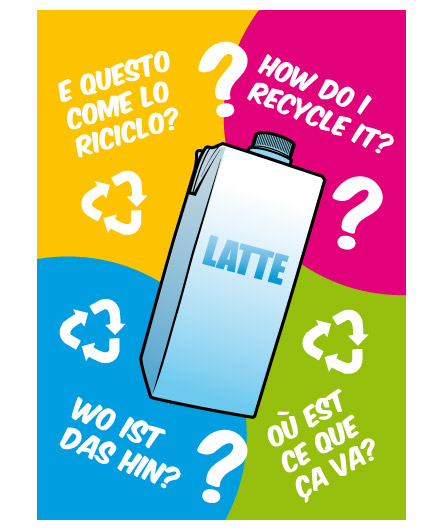 Nel Comune di Cortina d'Ampezzo le confezioni in Tetra Pak si raccolgono con la carta